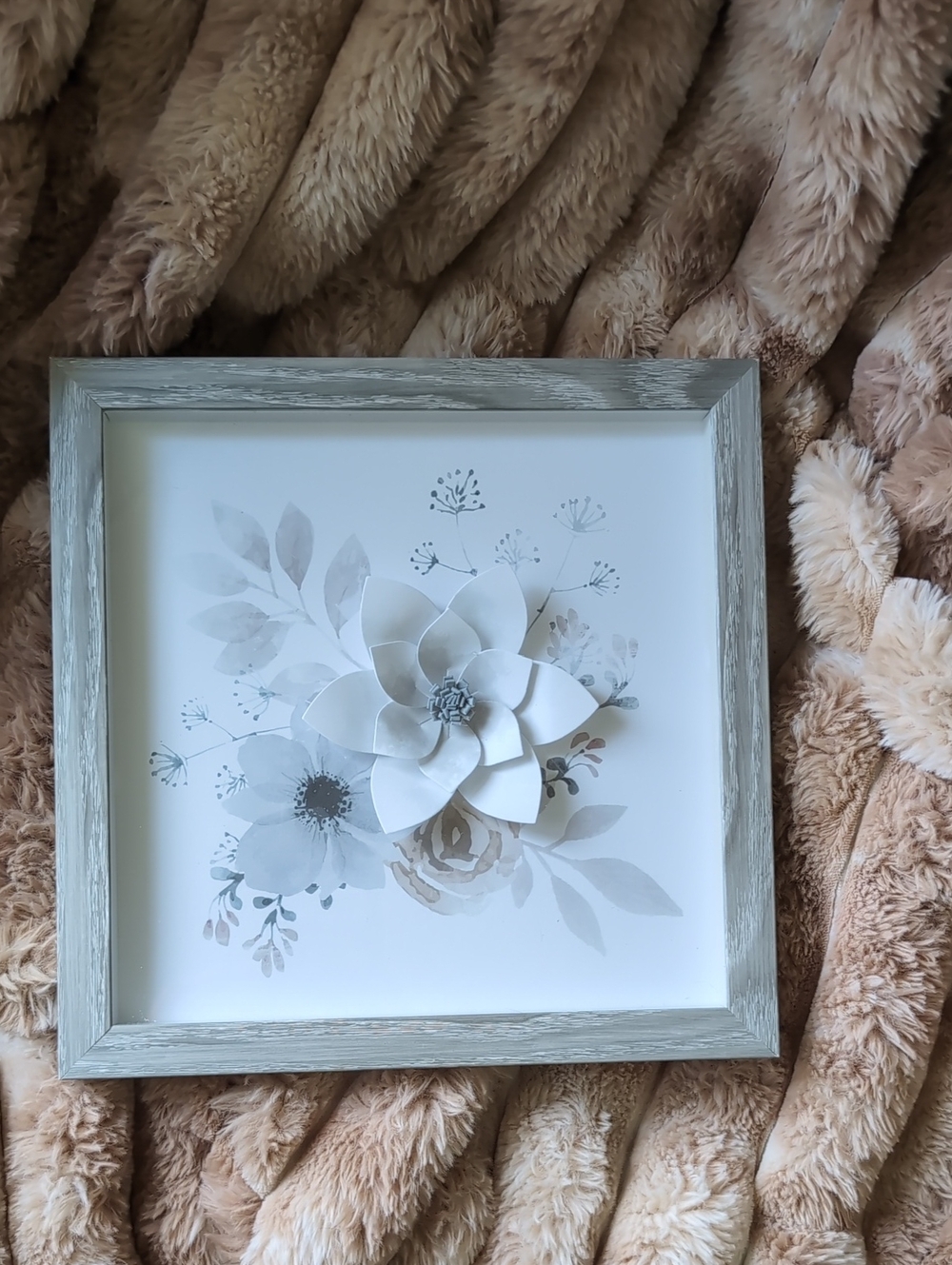 Framed Pink Floral 3D Wall Art Set Of 2 - Picture 4 of 12
